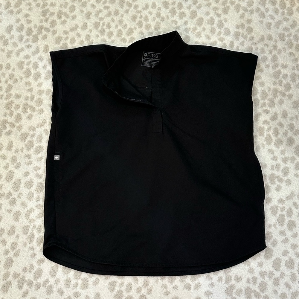 FIGS scrub top, Rafaela style, black XS